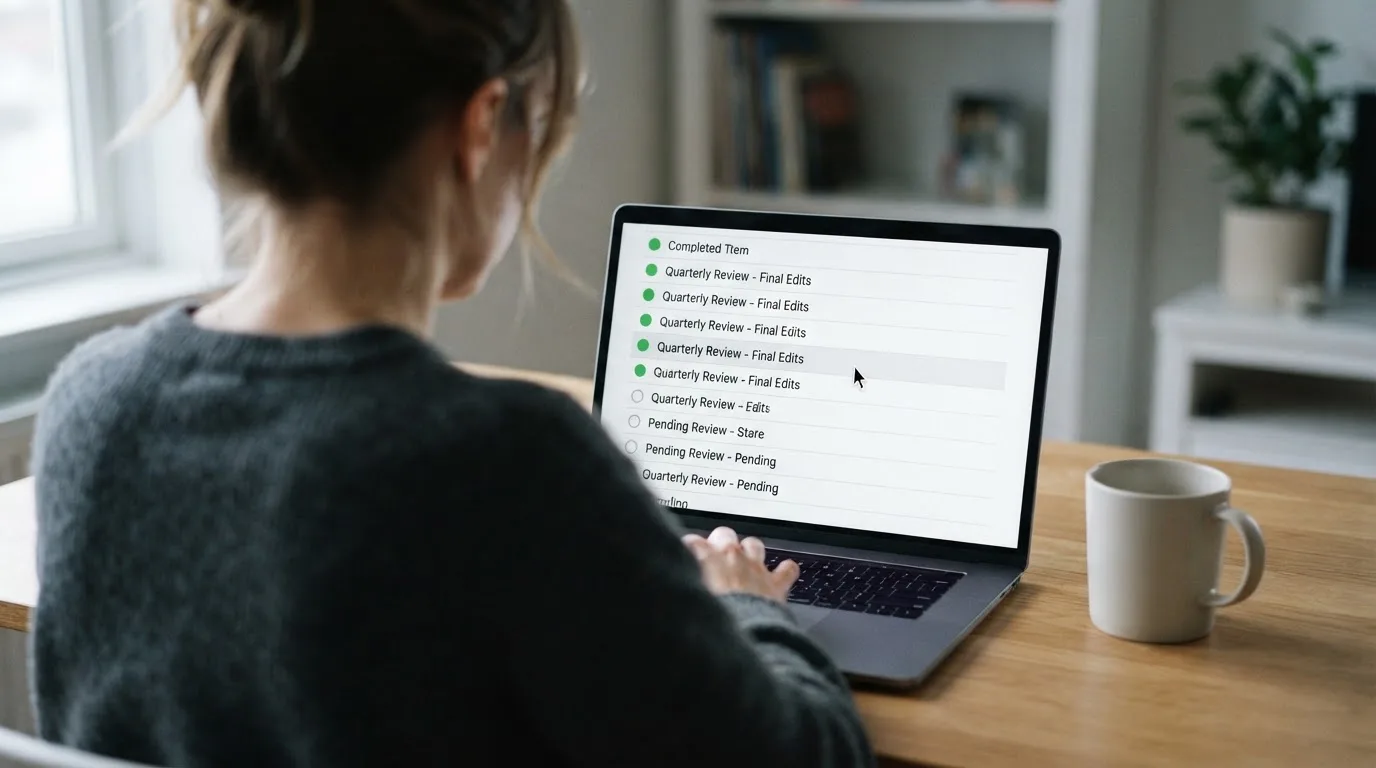 Ekran laptopa z otwartą tabelą porównawczą kilku serwisów kasynowych, kursor na jednej z pozycji rankingu
